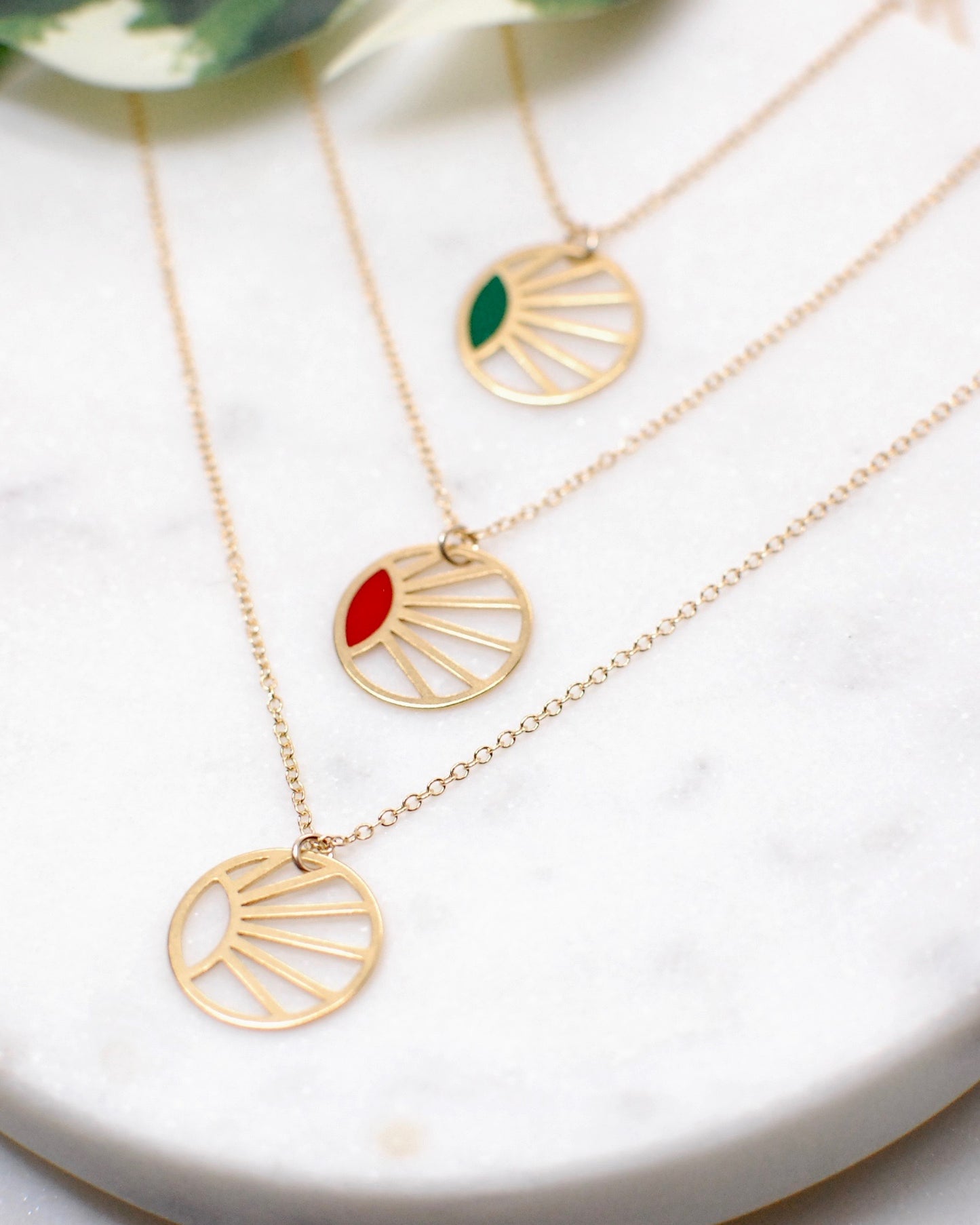 Sunshine Circle Necklace