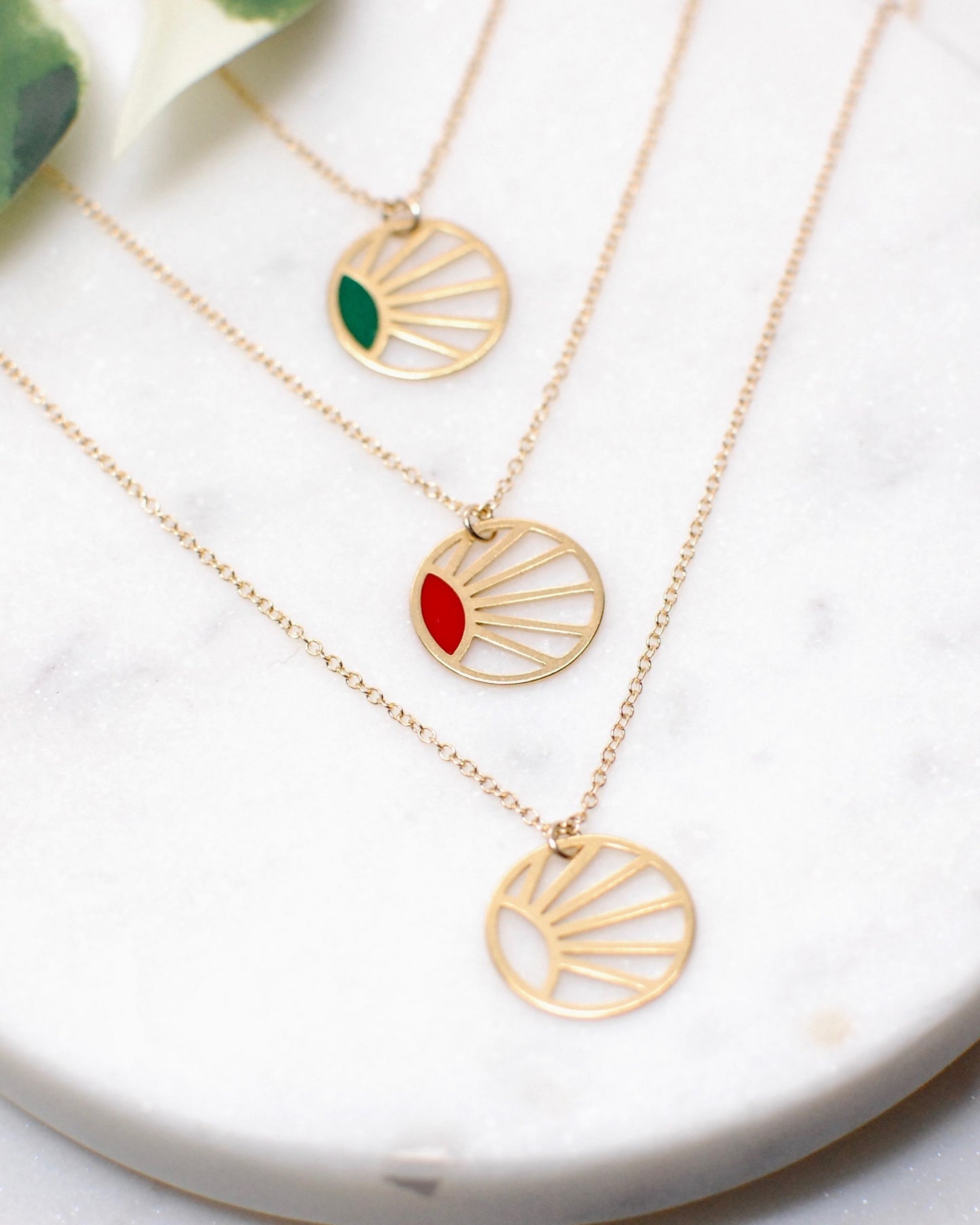 Sunshine Circle Necklace