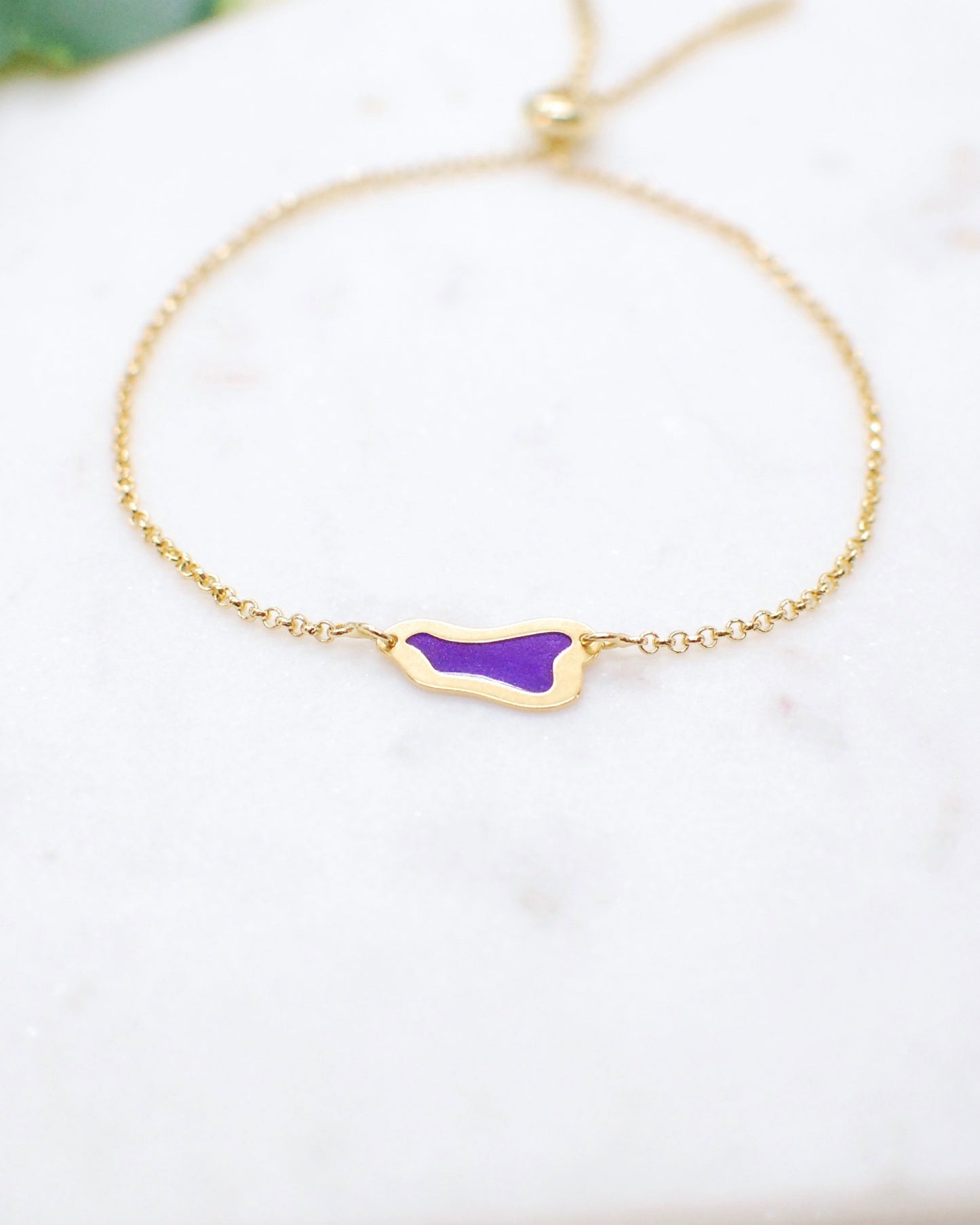 Abstract Bracelet- Purple