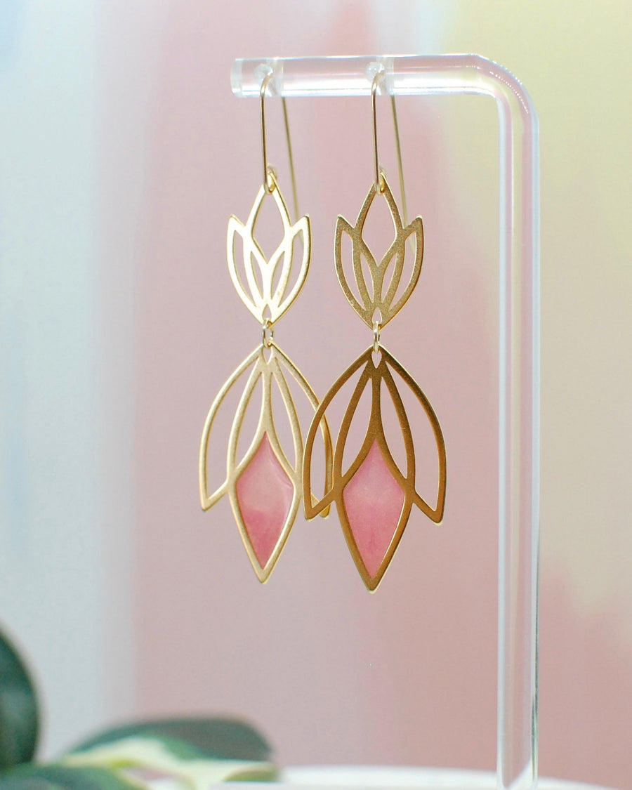 Double Tulip Earrings