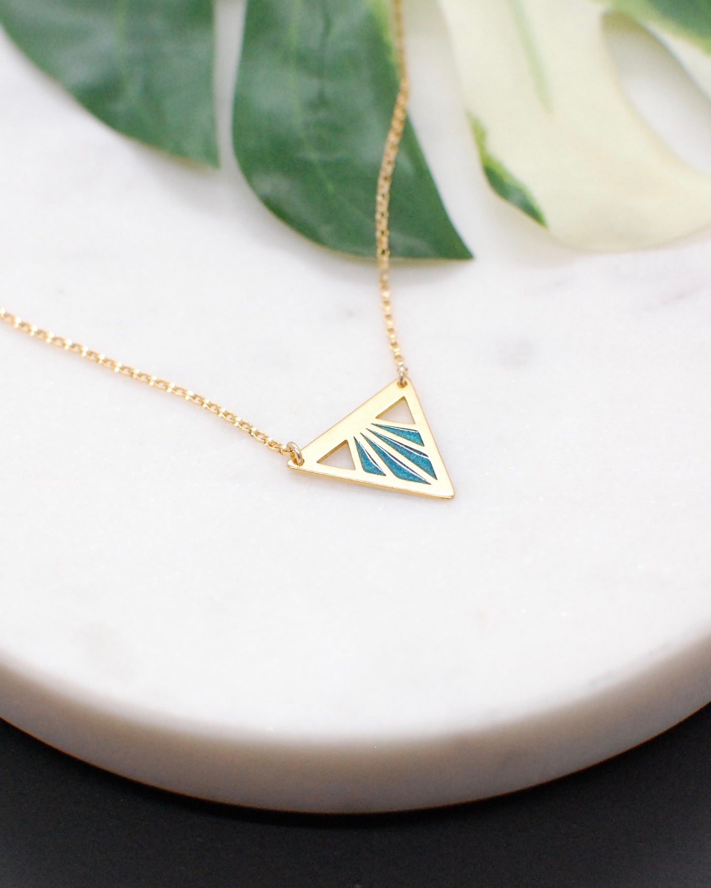 Small Triangle Necklace